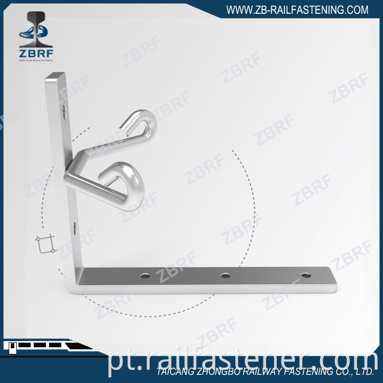 Galv Three Phase Service Bracket Cw Double Hook Jpg